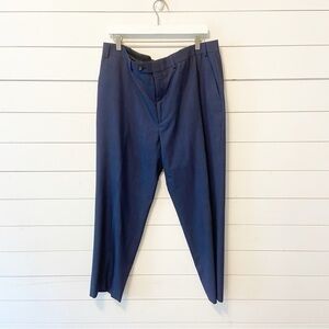 Lauren Ralph Lauren | Mens Wool Navy Blue Trousers Size 40z32